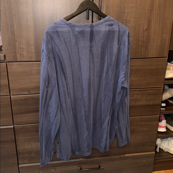 LULULEMON ATHLETICA men’s long sleeve relaxed-fit cotton tee - Picture 4 of 5